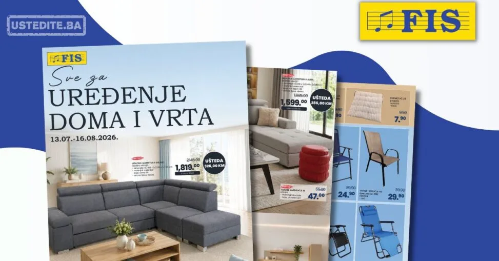 Fis katalog UREĐENJE DOMA I VRTA 13.7-16.8.2026.