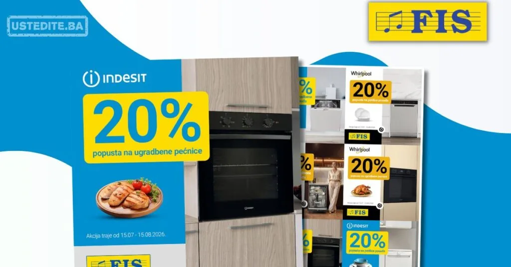 Fis akcija INDESIT I WHIRLPOOL 15.7-15.8.2026.