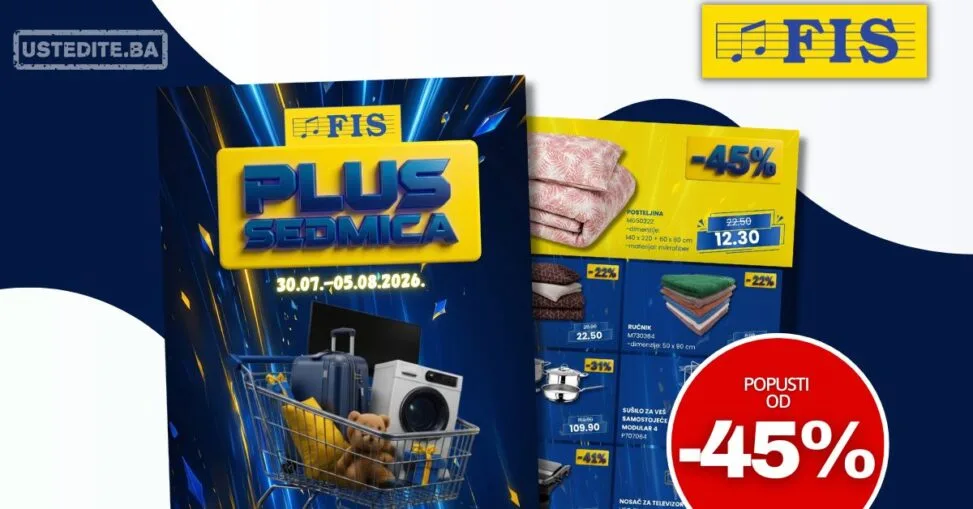 Fis akcija PLUS SEDMICA 30.7-5.8.2026.