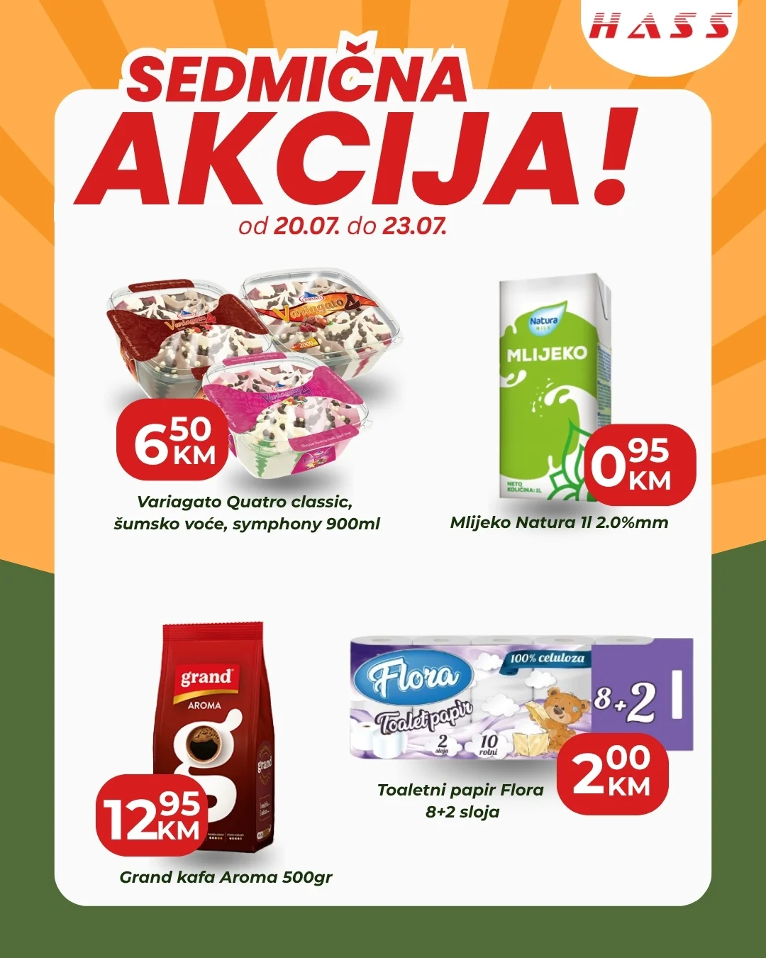 Hass komerc Zenica AKCIJA 20-23.7.2026. - str. 1