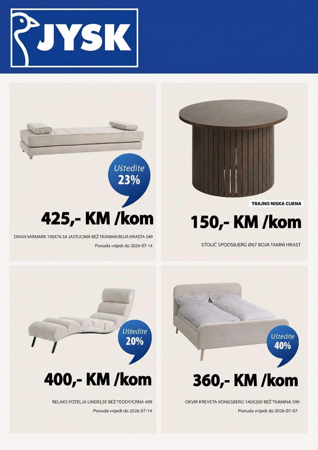 Jysk SUPER CIJENE - str. 1