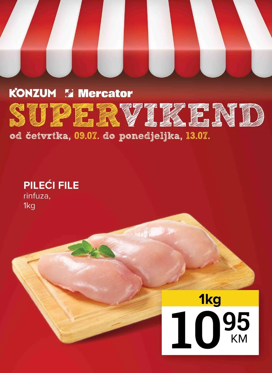 Konzum vikend akcija 9-13.7.2026. - str. 1