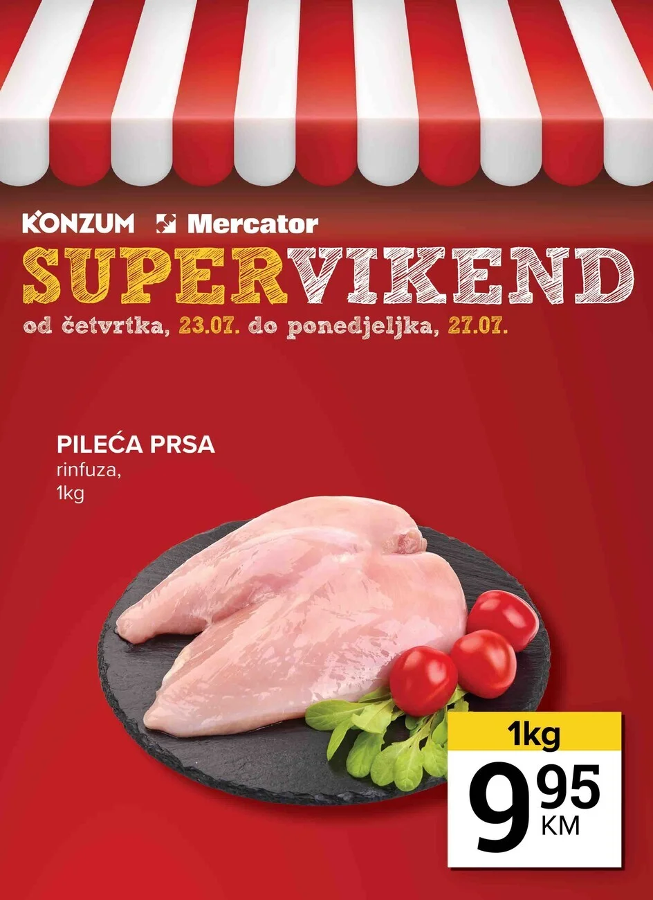 Konzum vikend akcija 23-27.7.2026. - str. 1