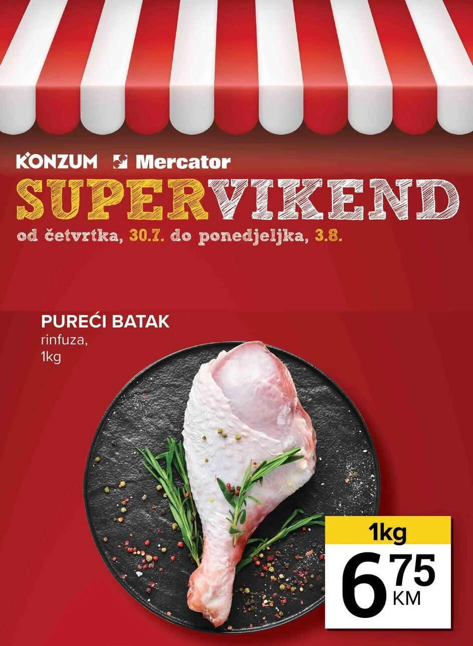 Konzum vikend akcija 30.7-3.8.2026. - str. 67