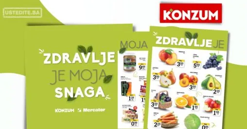 Konzum ZDRAVE NAMIRNICE 14-20.7.2026.
