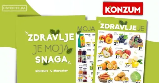 Konzum ZDRAVE NAMIRNICE 21-27.7.2026.
