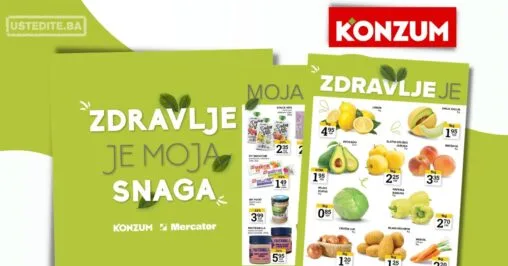 Konzum ZDRAVE NAMIRNICE 7-13.7.2026.