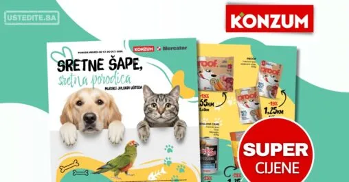 Konzum katalog KUĆNI LJUBIMCI 1-31.7.2026.