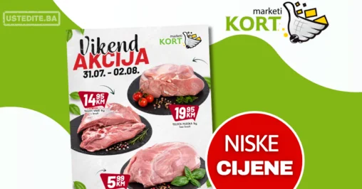 Kort vikend akcija 31.7-2.8.2026.