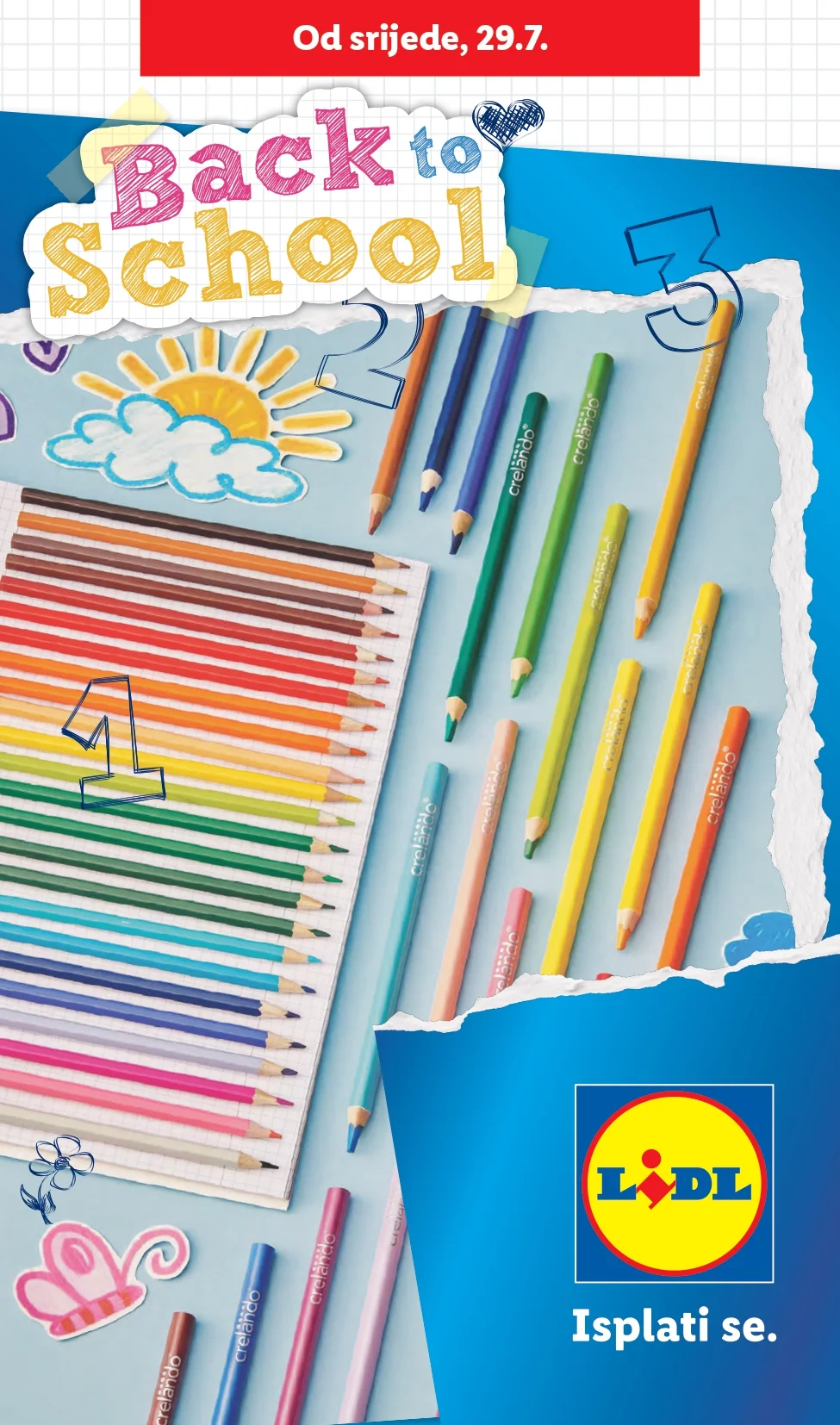 Lidl katalog HRVATSKA/SVE ZA ŠKOLU 29.7.2026. do isteka zaliha - str. 1