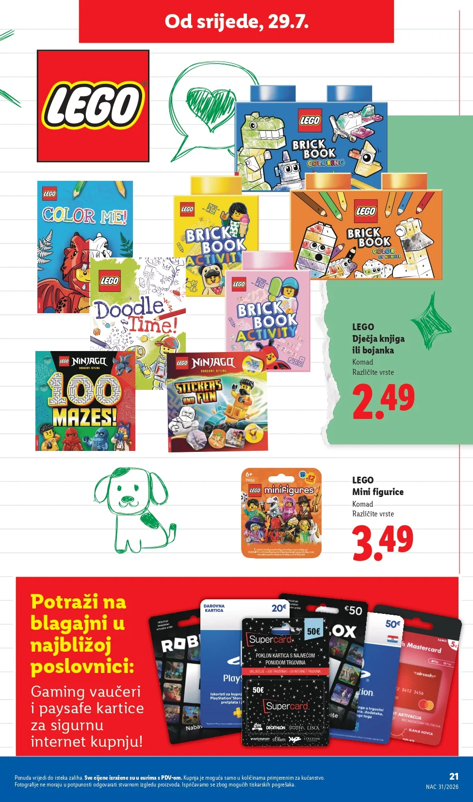 Lidl katalog HRVATSKA/SVE ZA ŠKOLU 29.7.2026. do isteka zaliha - str. 21