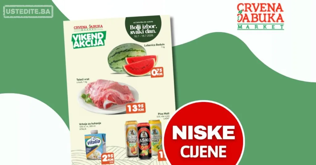 Crvena jabuka vikend akcija 16-18.7.2026.