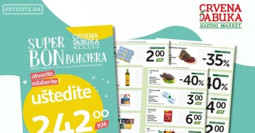 Crvena jabuka katalog SUPER BONBONJERA 1-31.7.2026.