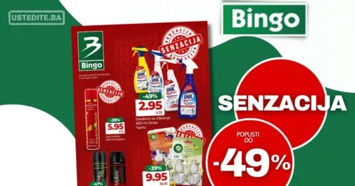 Bingo SENZACIJA - akcija do 2.8.2026.