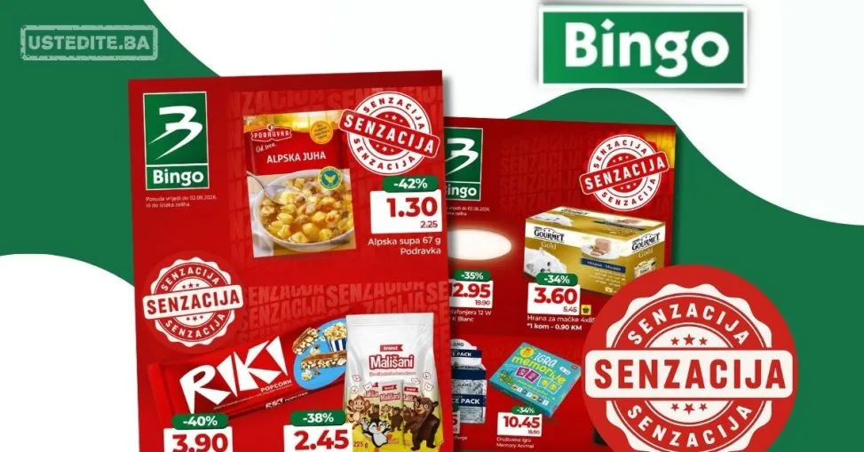 Bingo SENZACIONALNI POPUSTI - akcija do 2.8.2026.