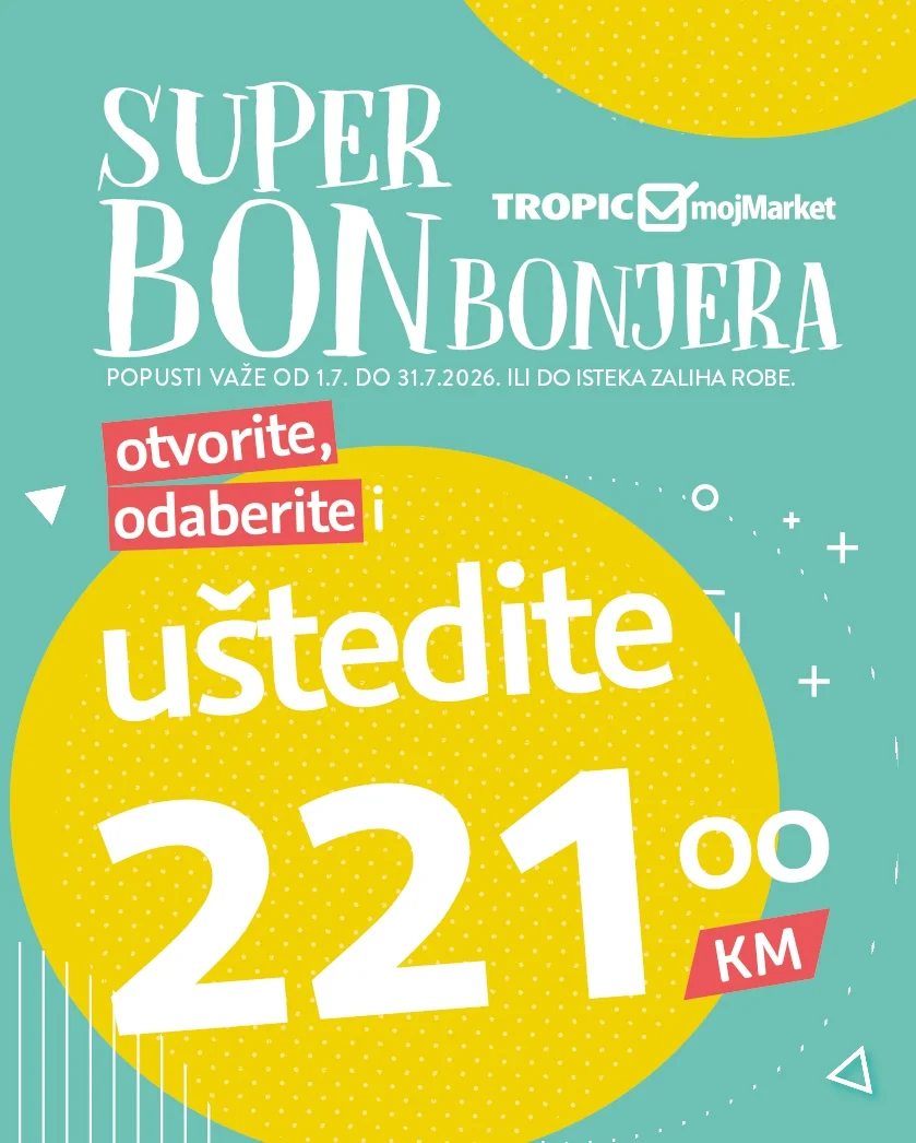 Tropic katalog SUPER BONBONJERA 1-31.7.2026. - str. 1