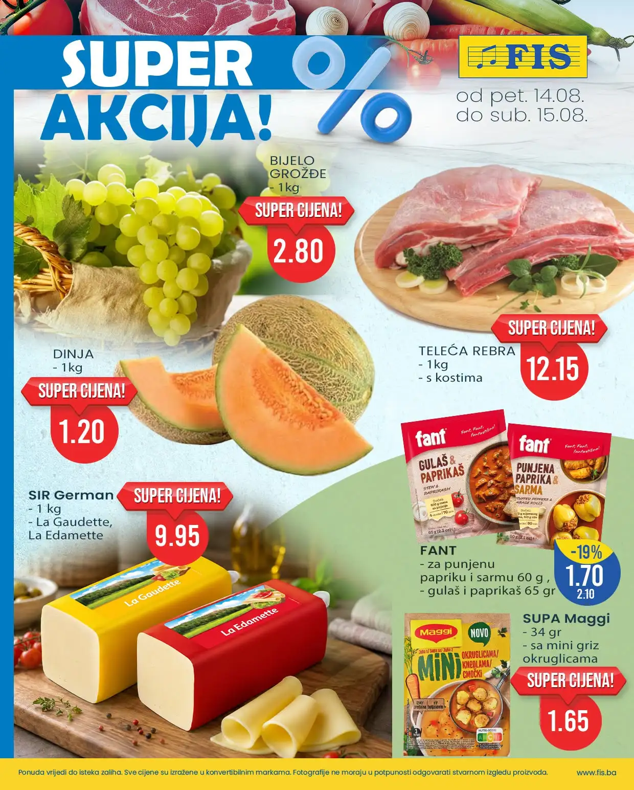 Fis vikend akcija 14-15.8.2026. - str. 1