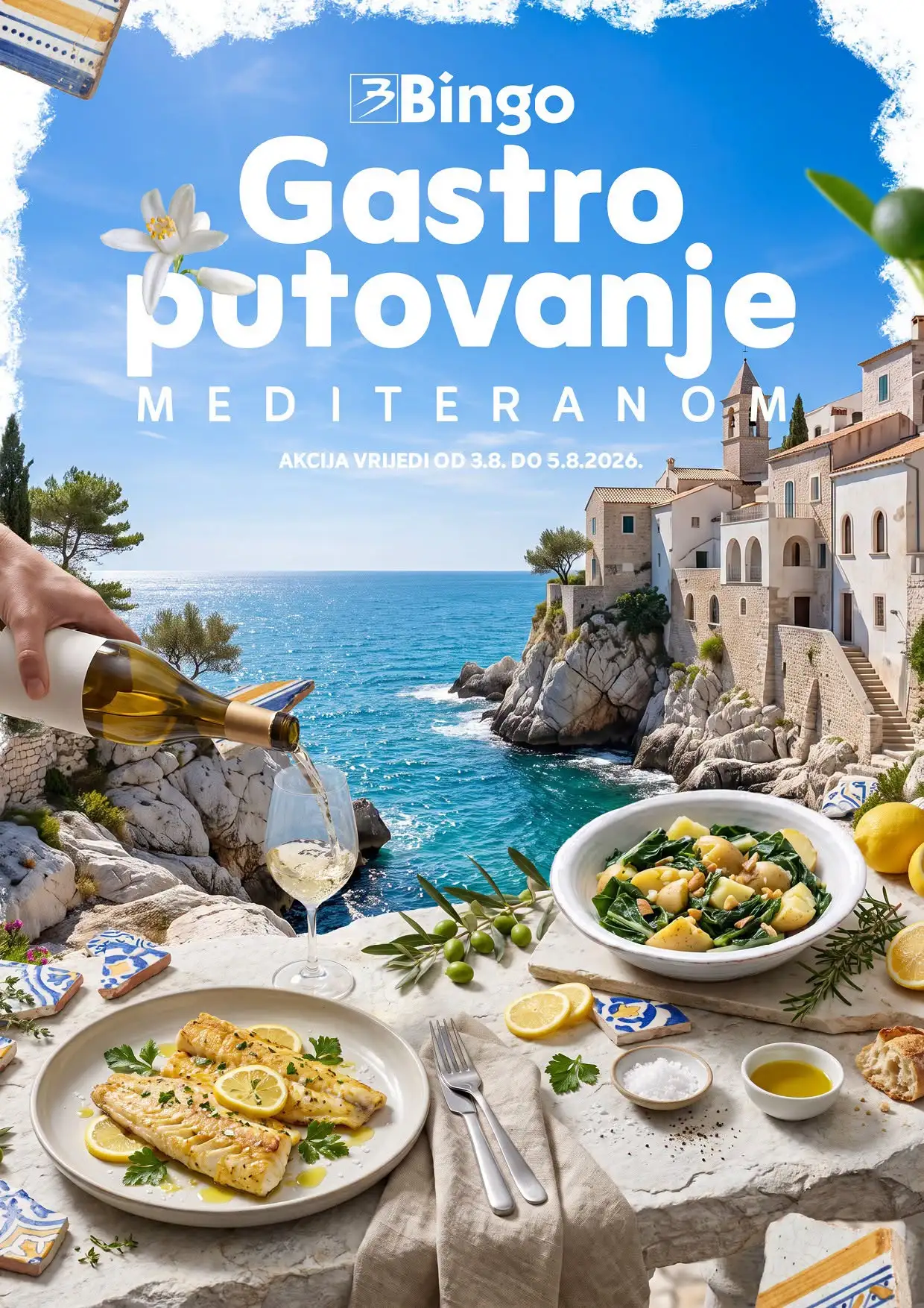 Bingo akcija GASTRO PUTOVANJE MEDITERANOM 3-5.8.2026. - str. 1
