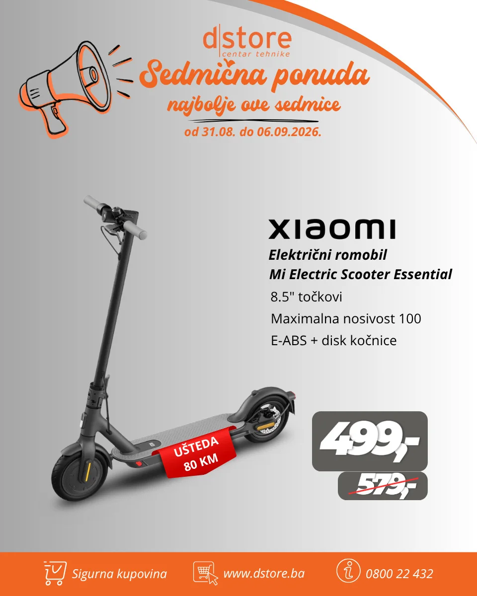 Dstore SEDMIČNA PONUDA 31.8-6.9.2026. - str. 1