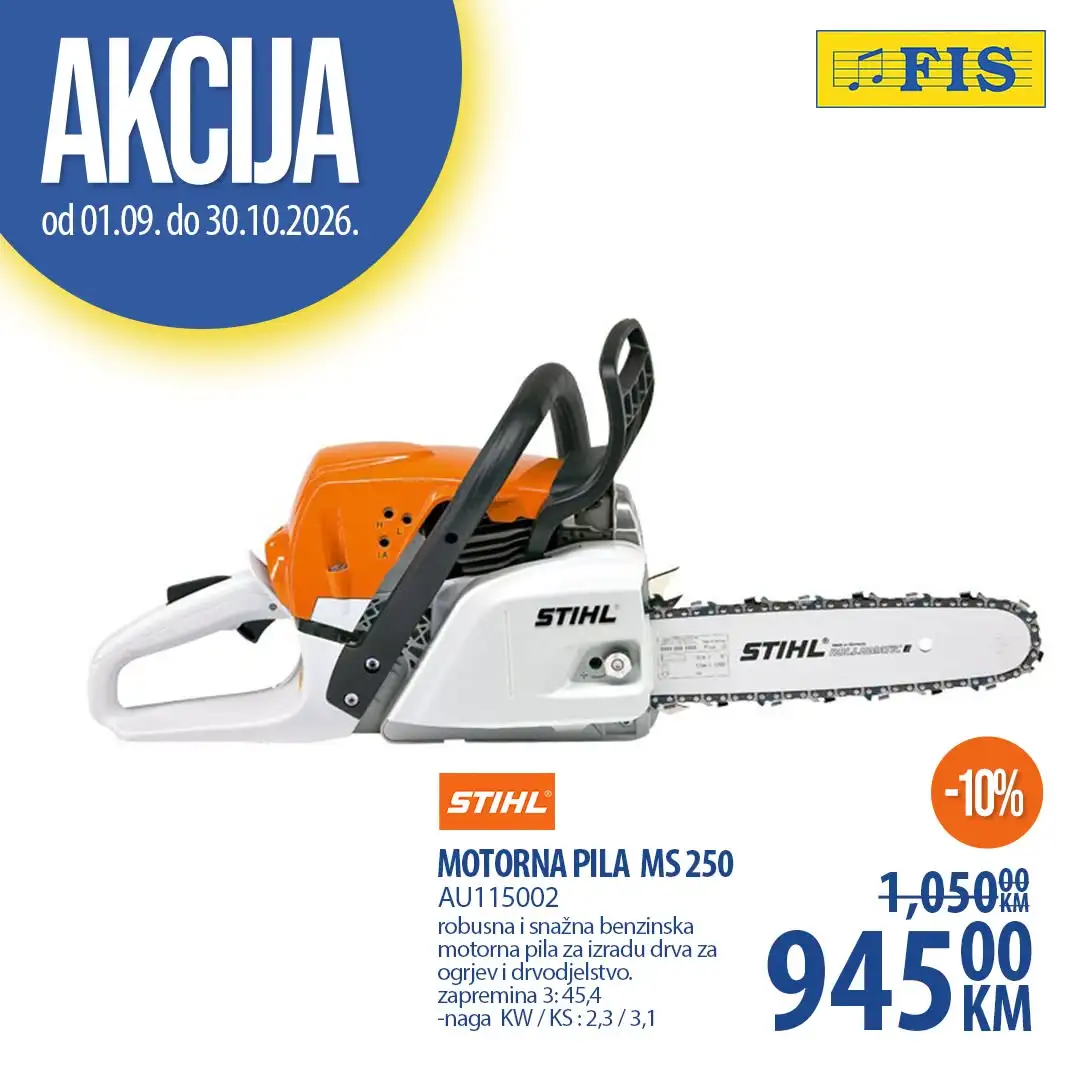 Fis akcija MOTORNE PILE 1-30.9.2026. - str. 1