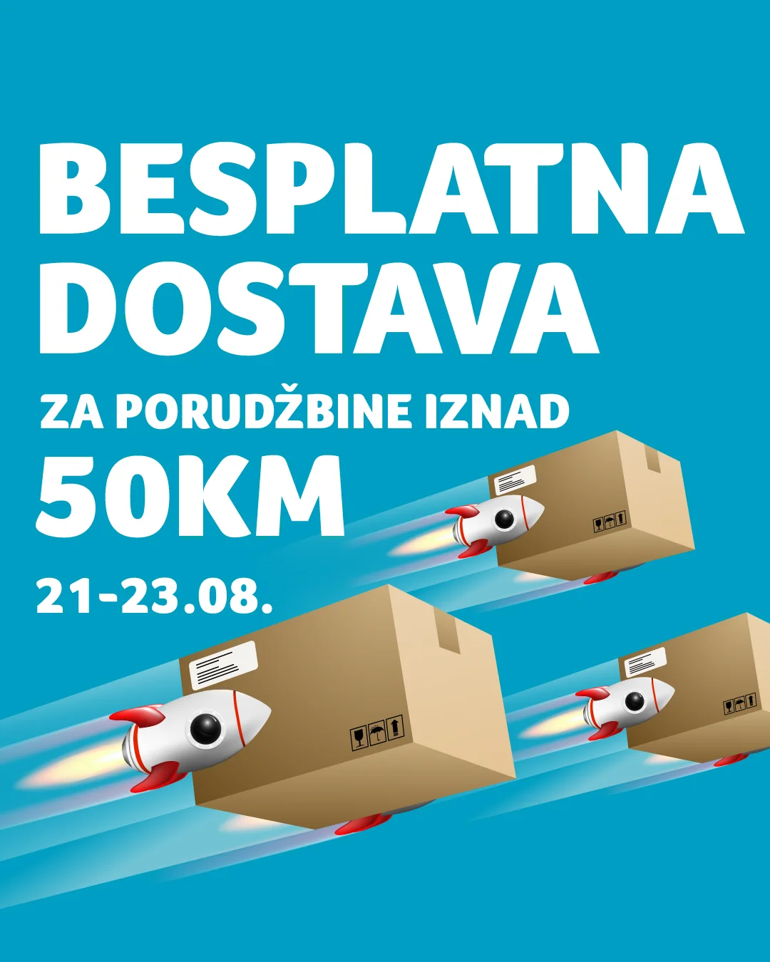 Aksa akcija BESPLATNA DOSTAVA 21-23.8.2026. - str. 1