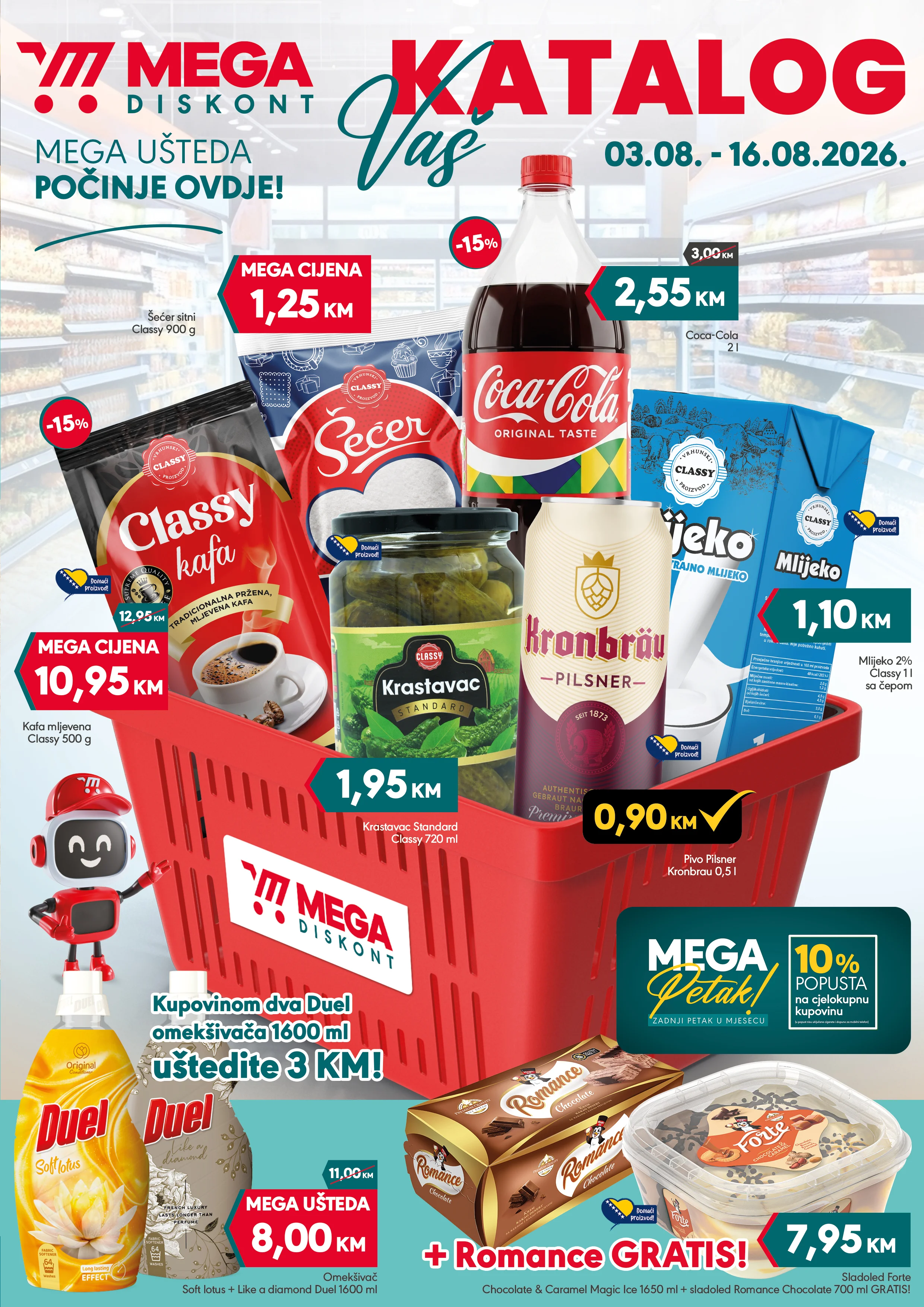 Mega Diskont katalog 3-16.8.2026. - str. 1