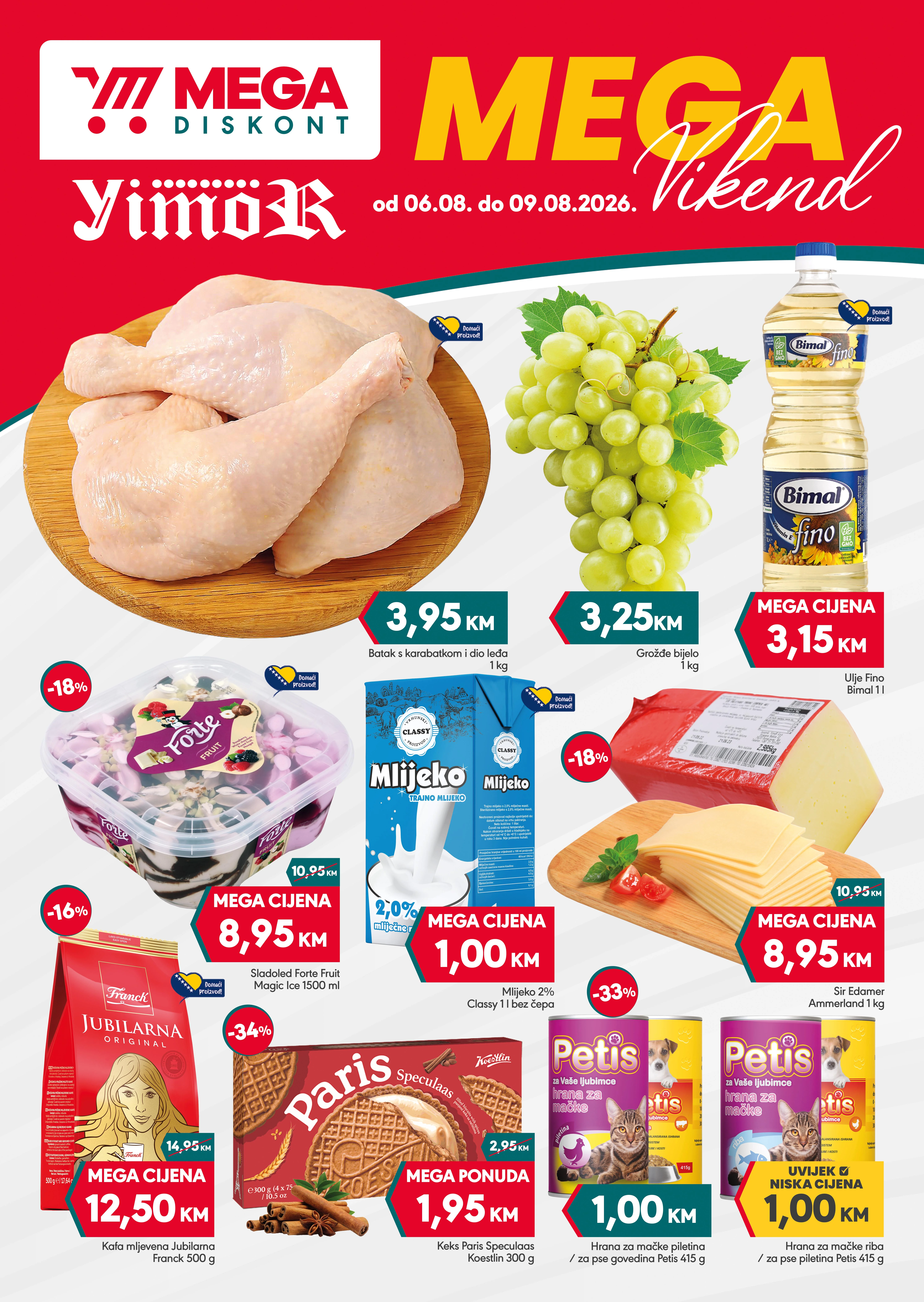 Mega Diskont vikend akcija 6-9.8.2026. - str. 1
