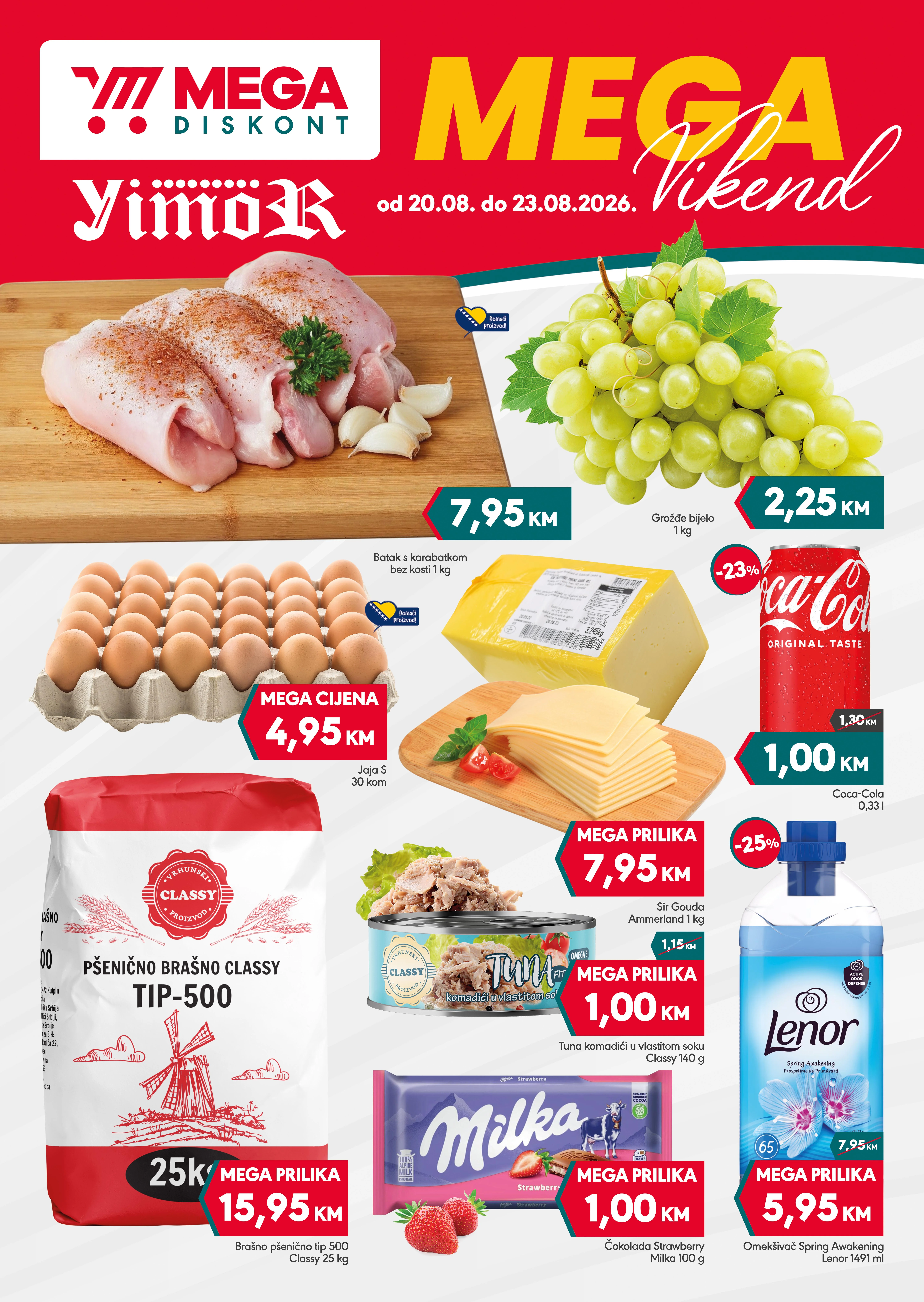 Mega Diskont vikend akcija 20-23.8.2026. - str. 1