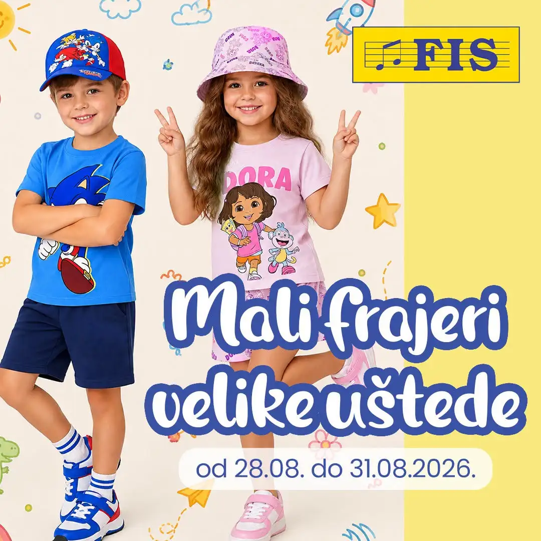 Fis katalog ODJEĆA ZA DJECU 28-31.8.2026. - str. 1