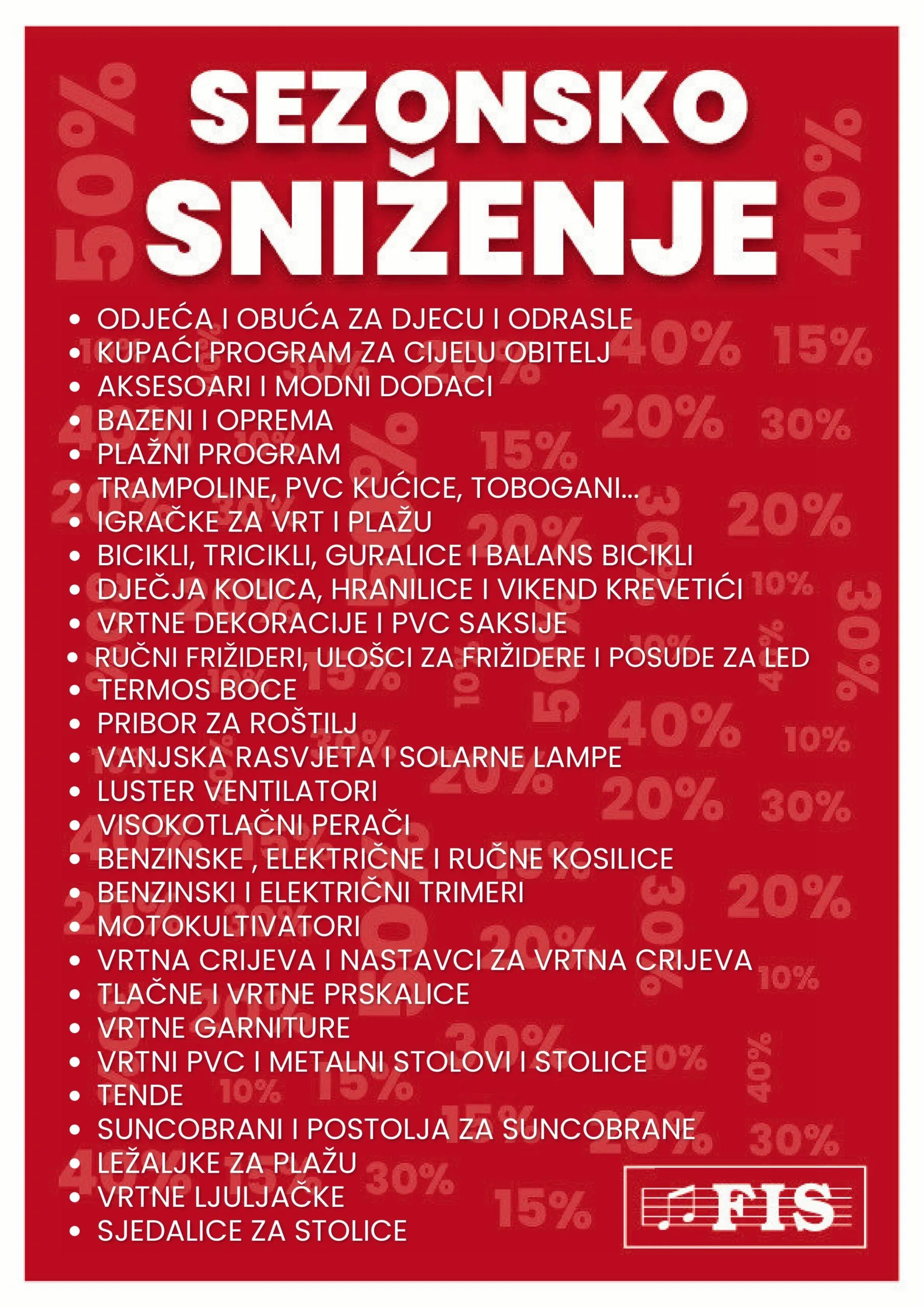 Fis SEZONSKO SNIŽENJE august 2026. - str. 1