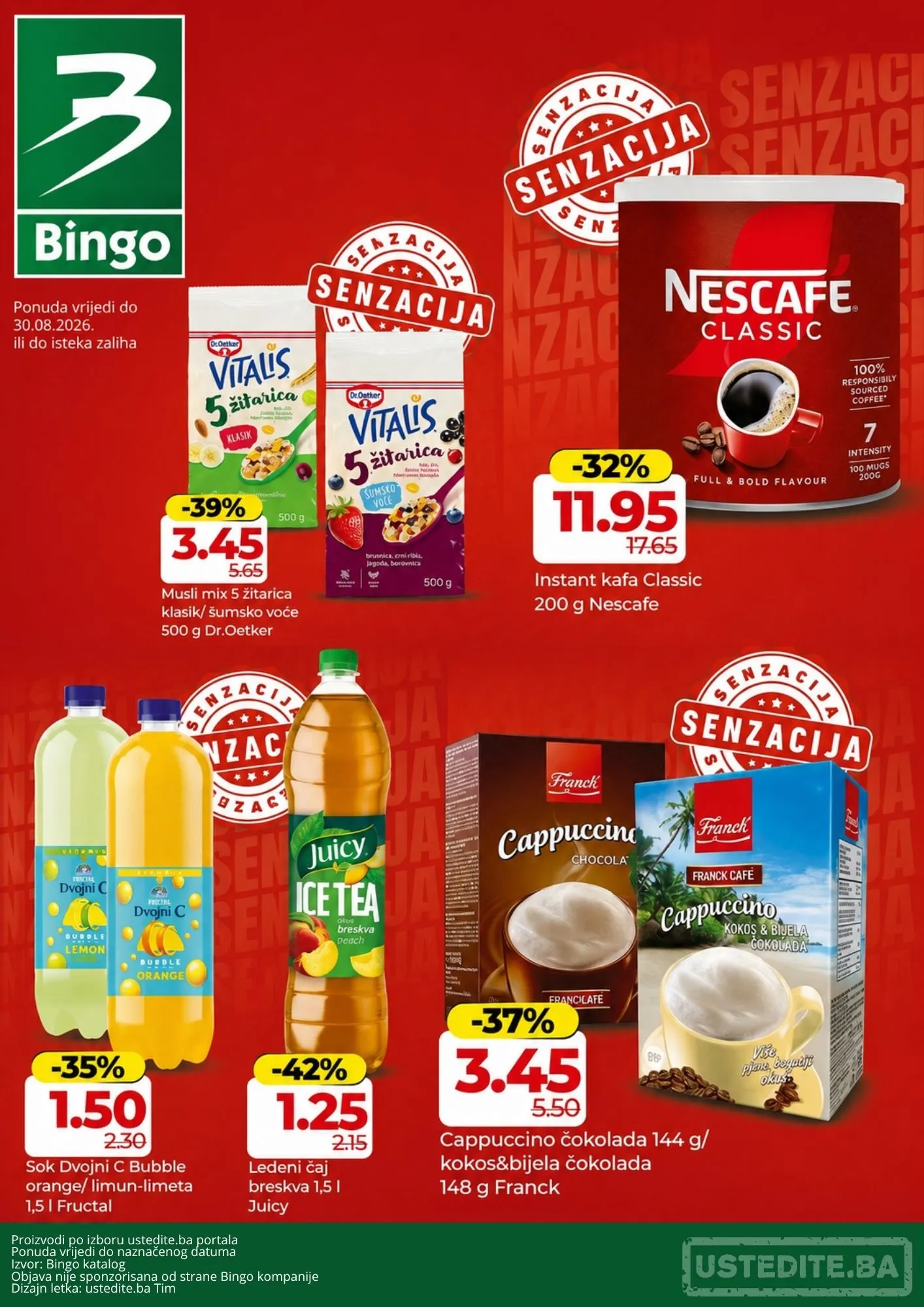 Bingo SENZACIJA - akcija do 30.6.2026. - str. 2