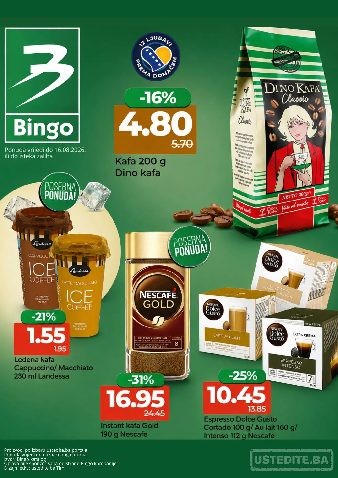 Bingo akcija Za dobar početak sedmice - akcija do 16.8.2026. - str. 1