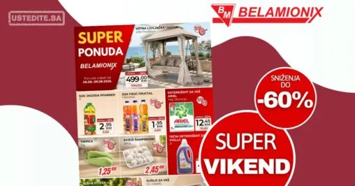 Belamionix vikend akcija 6-9.8.2026.