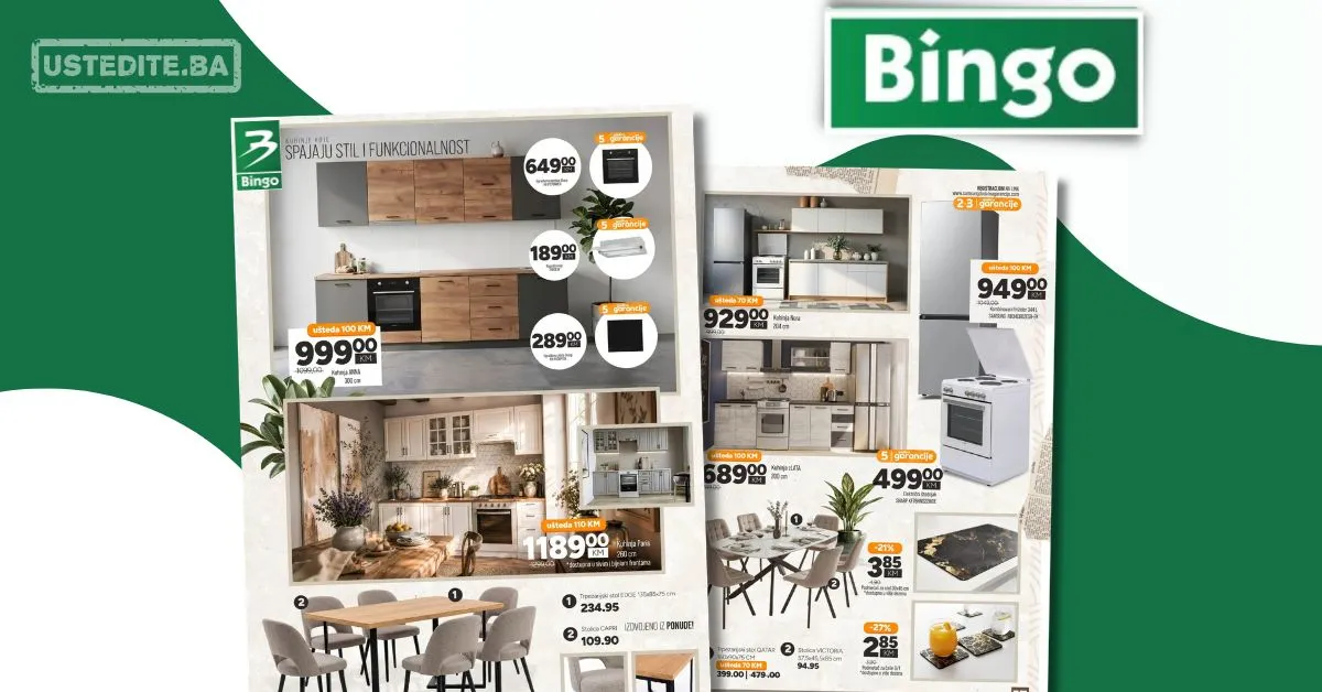 Bingo katalog KUHINJA I POSUĐE 14.7-21.8.2026.