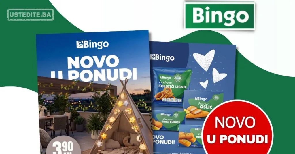 Bingo NOVO U PONUDI – august 2026.