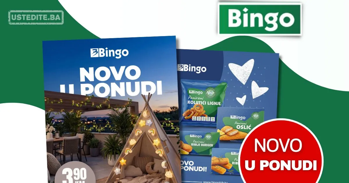 Bingo NOVO U PONUDI – august 2026.