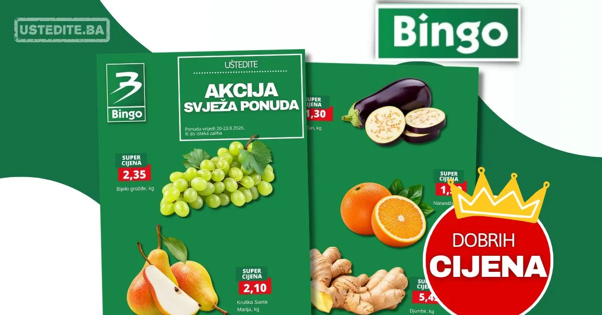 Bingo akcija SVJEŽA PONUDA 20-23.8.2026. - str. 2