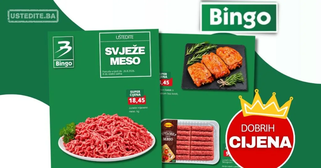 Bingo akcija MESNICA - sniženje do 26.8.2026. - str. 2