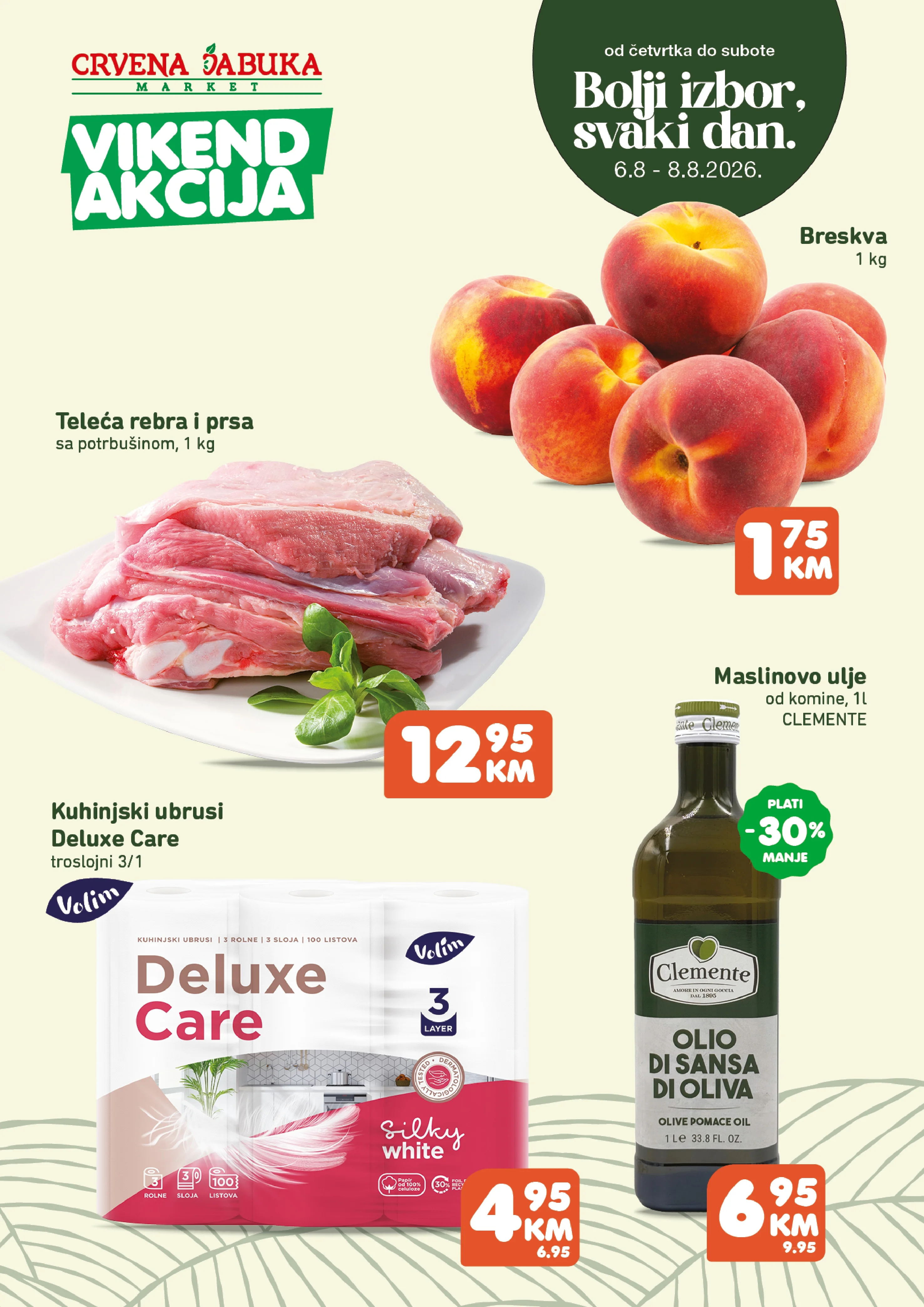 Crvena jabuka vikend akcija 6-8.8.2026. - str. 1