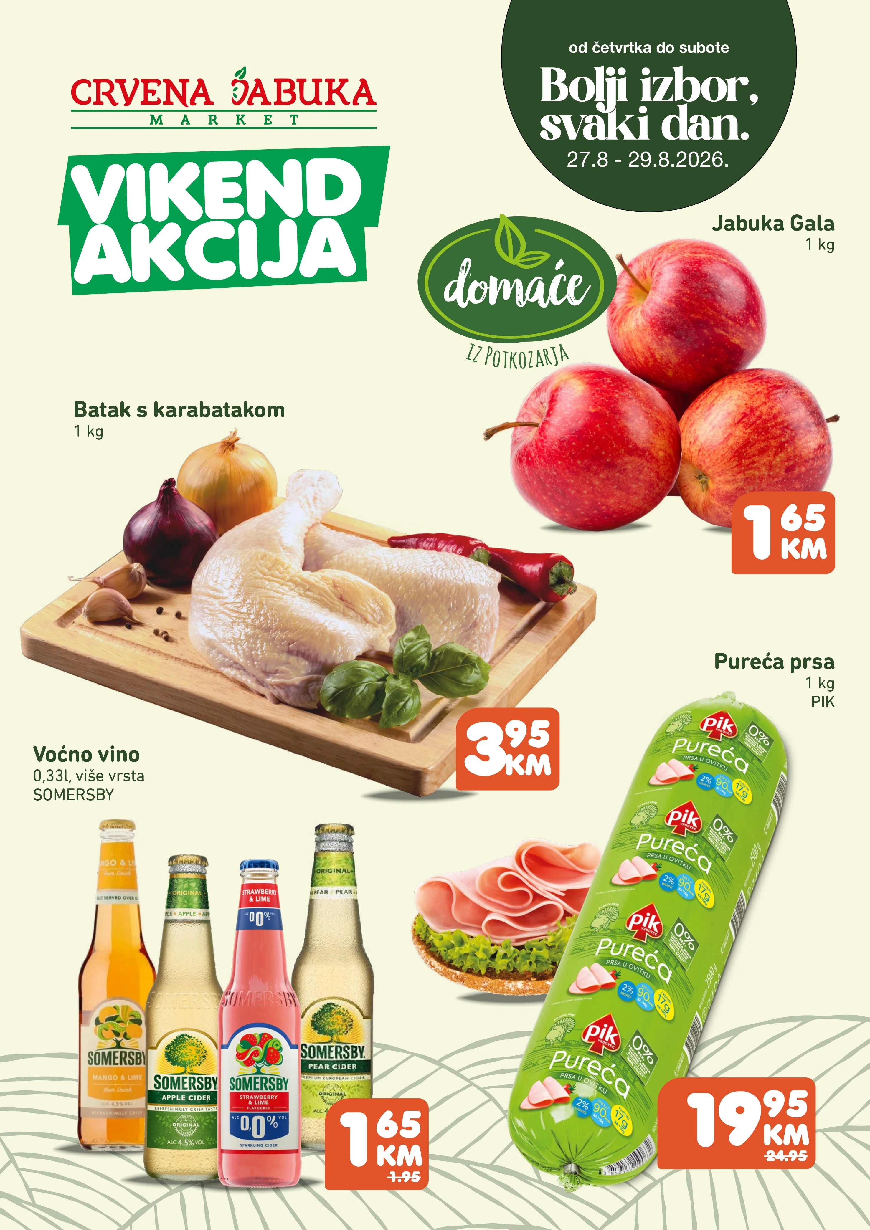 Crvena jabuka vikend akcija 27-29.8.2026. - str. 1