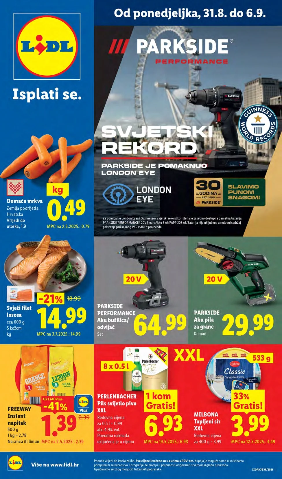 Lidl katalog HRVATSKA 31.8-6.9.2026. - str. 1
