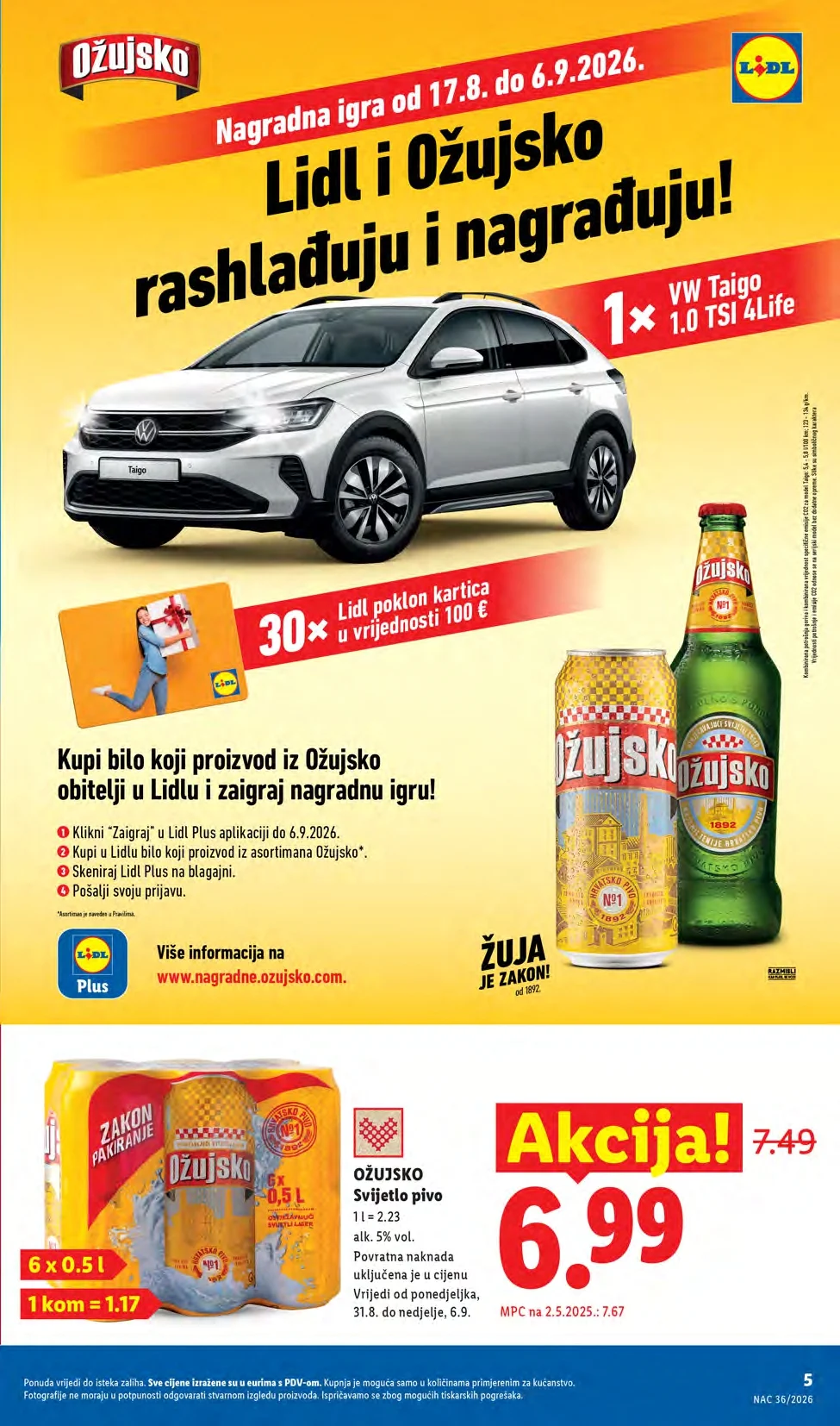 Lidl katalog HRVATSKA 31.8-6.9.2026. - str. 5