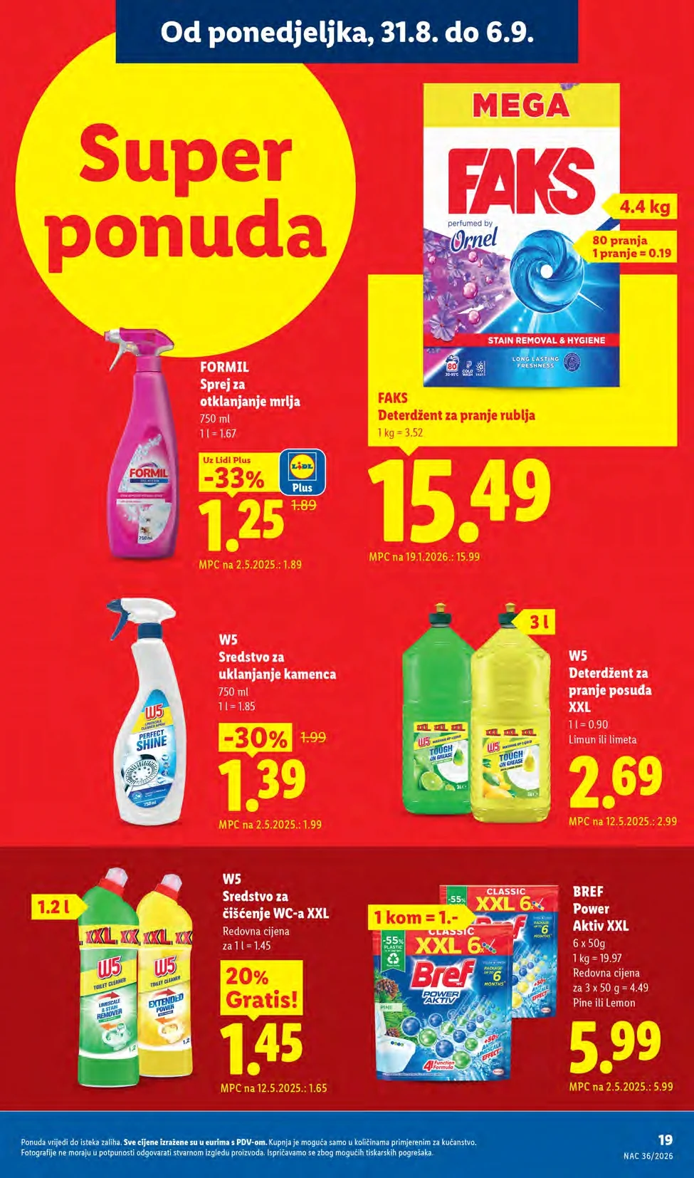 Lidl katalog HRVATSKA 31.8-6.9.2026. - str. 19