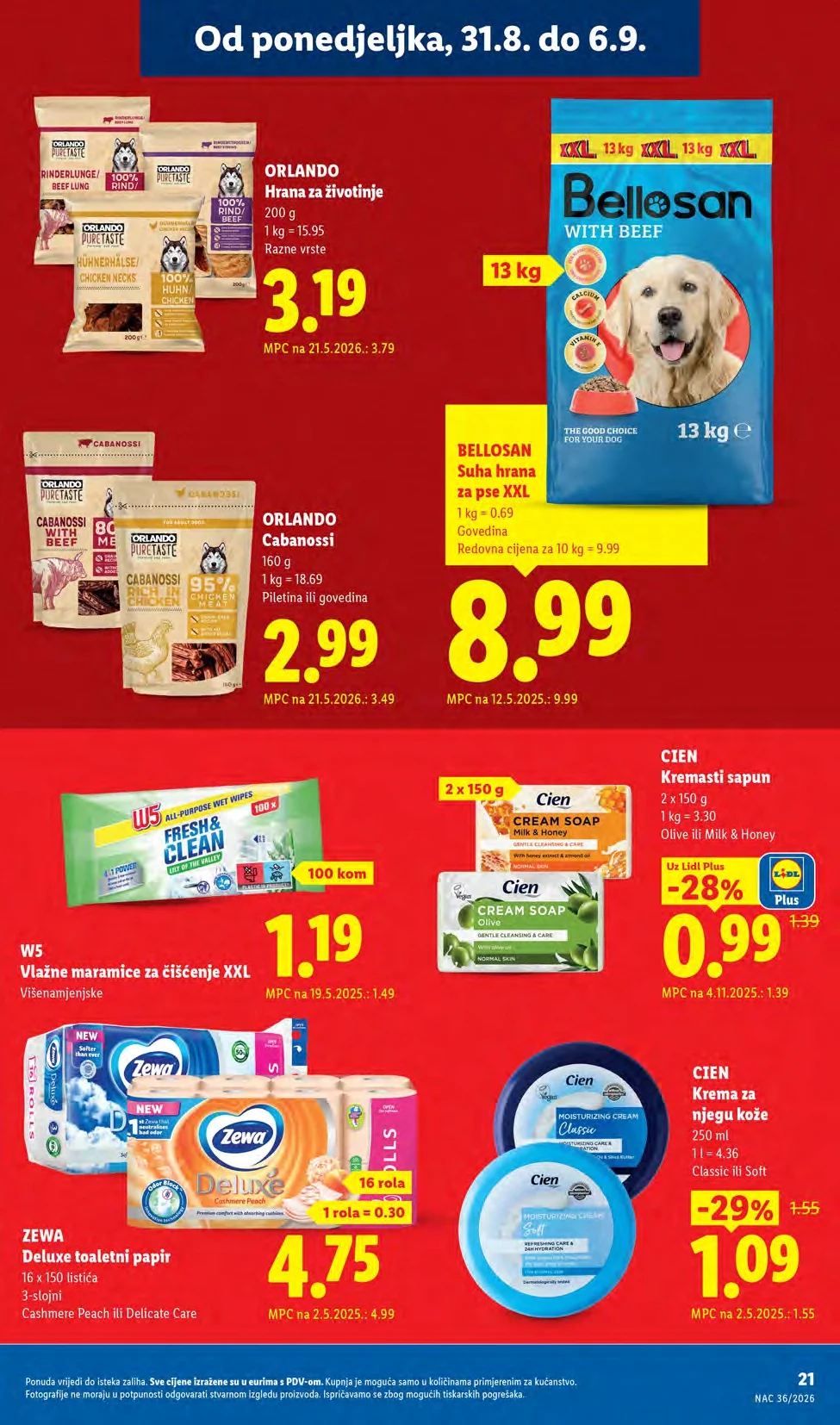 Lidl katalog HRVATSKA 31.8-6.9.2026. - str. 21