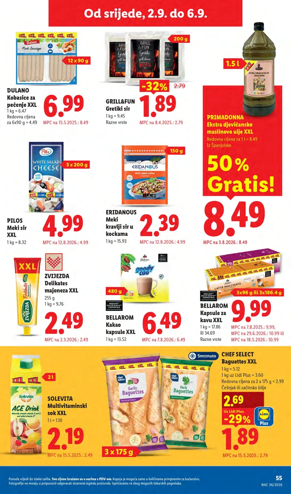 Lidl katalog HRVATSKA 31.8-6.9.2026. - str. 55