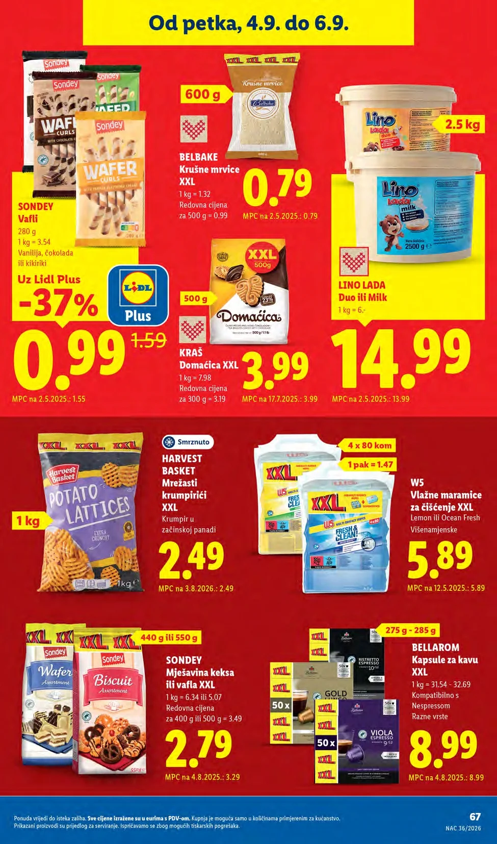 Lidl katalog HRVATSKA 31.8-6.9.2026. - str. 67