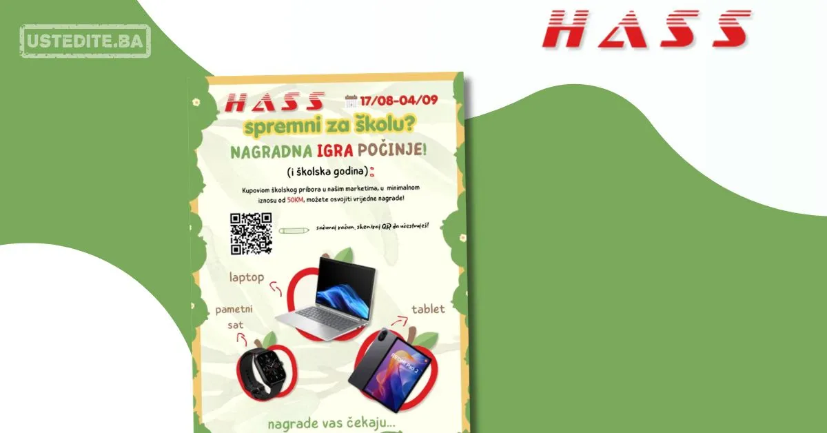 Hass komerc NAGRADNA IGRA 17.8-4.9.2026.