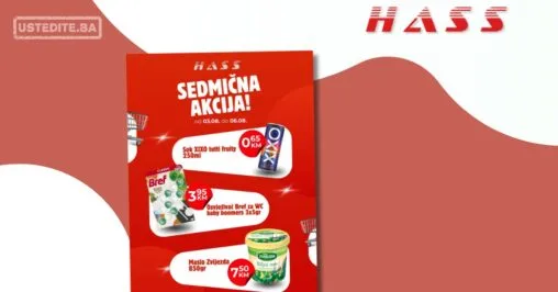 Hass komerc Zenica SEDMIČNA AKCIJA 3-6.8.2026.