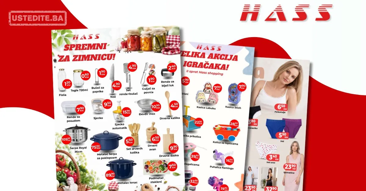 Hass komerc SUPER AKCIJA – od 26.8.2026. do isteka zaliha
