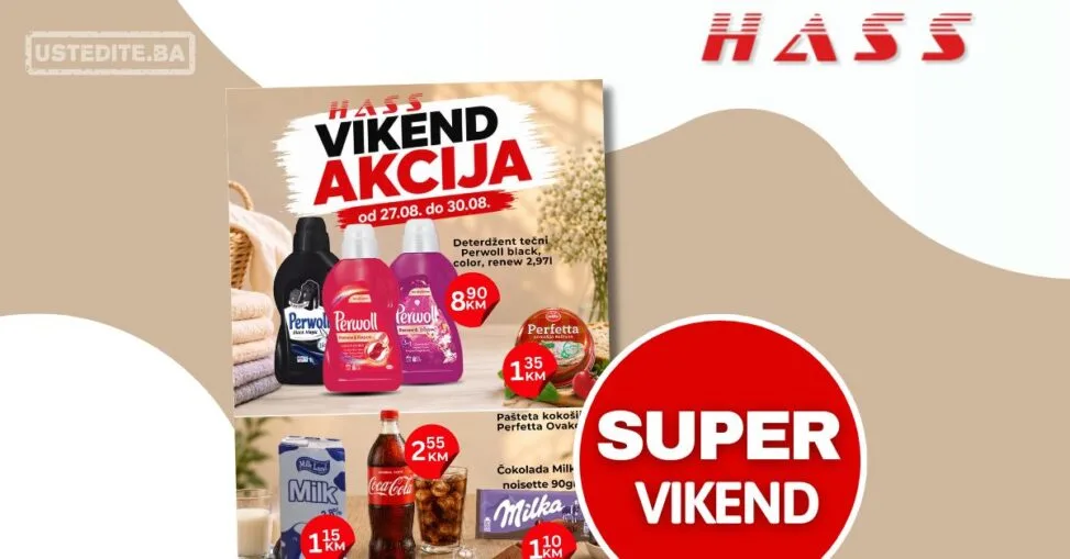 Hass komerc vikend akcija 27-30.8.2026.
